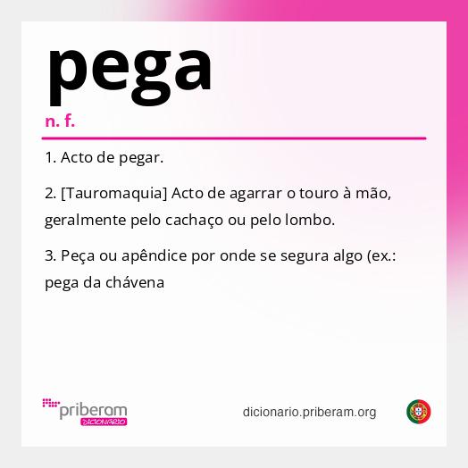 Significado de pega